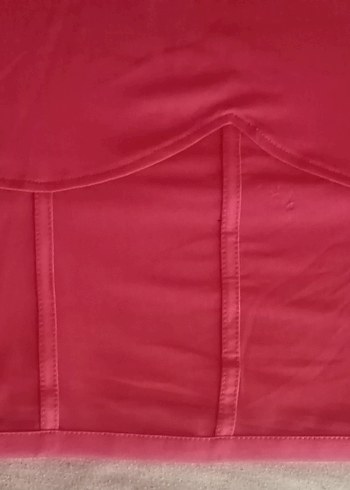 Primark Pembe Crop Fileli Bluz