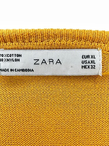 xl Beden sarı Renk Zara Kazak / Triko %70 İndirimli.