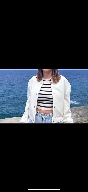 Zara ZARA BOMBER CEKET