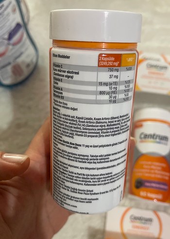 Centrum Energy 60 Kapsül Multivitamin - Görsel 2