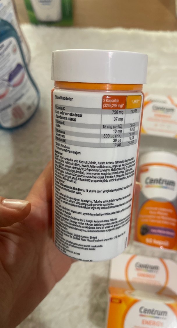 Centrum Energy 60 Kapsül Multivitamin - Görsel 2