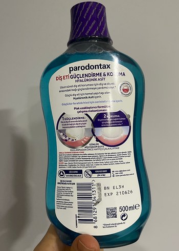 Parodontax Diş Eti Güçlendirme Ağız Suyu - Görsel 2