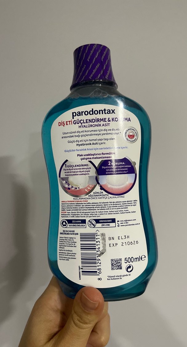 Parodontax Diş Eti Güçlendirme Ağız Suyu - Görsel 2