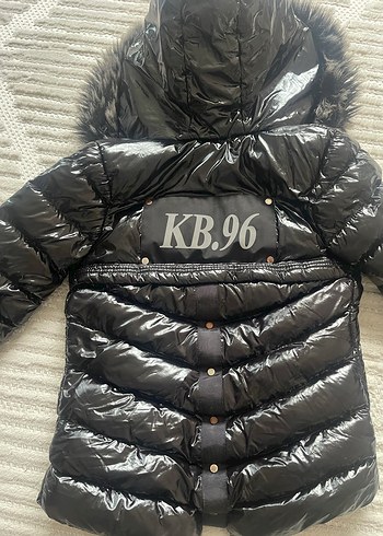 Kız Çocuk Siyah Kürklü Street Wear Mont - Görsel 3