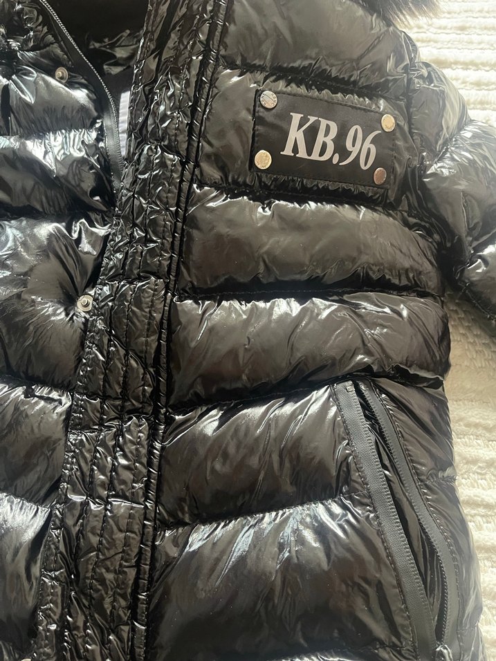 Kız Çocuk Siyah Kürklü Street Wear Mont - Görsel 2