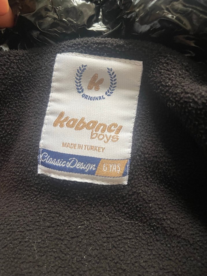 Kız Çocuk Siyah Kürklü Street Wear Mont - Görsel 5