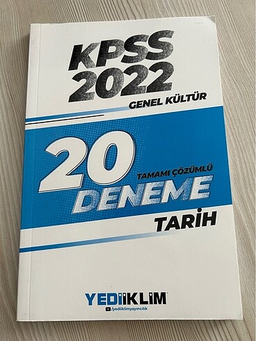 KPSS tarih denemesi