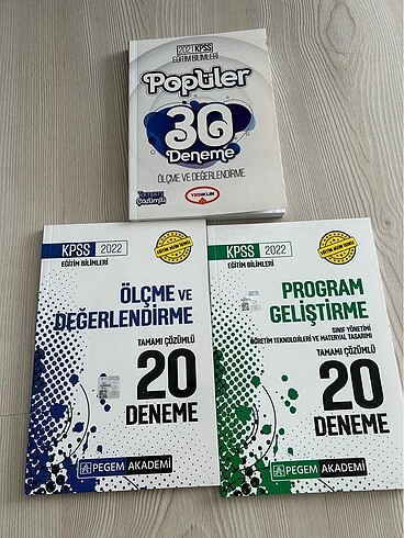 KPSS deneme ölçme program geliştirme