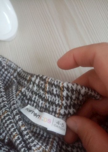5 Yaş Beden Gri Mini Kemerli çocul Şort
