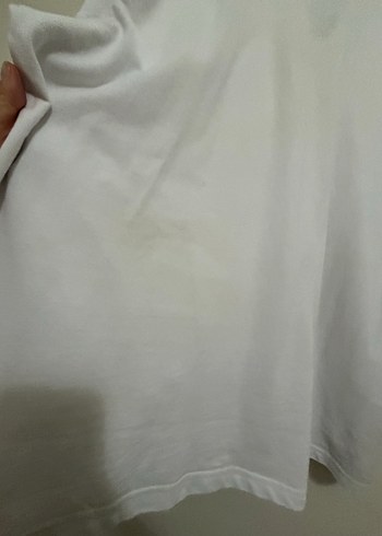 46 Beden Erkek Beyaz Polo Tişört