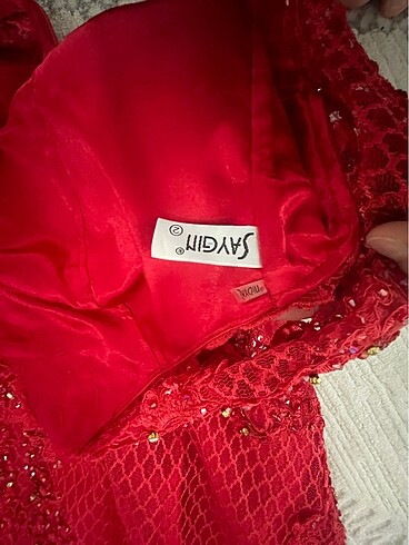 Kırmızı abiye - Görsel 5