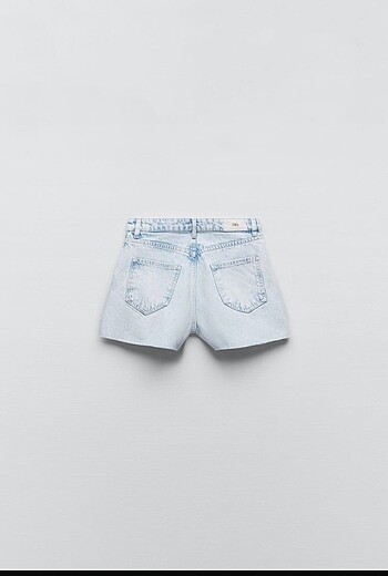 36 Beden mavi Renk Zara denim şort