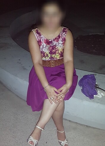 Sifon kisa elbise 