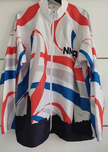 Kadın Baskılı Spor Fermuarlı Yağmurluk - Görsel 9