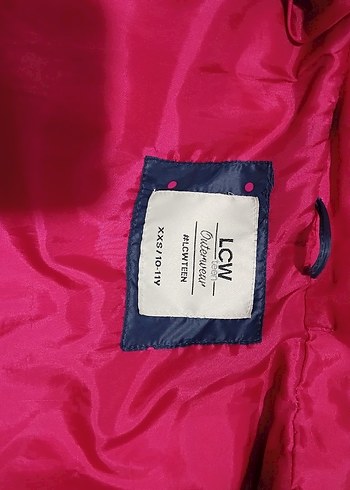 Kız Çocuk Kapüşonlu Fermuarlı Yelek - Görsel 3