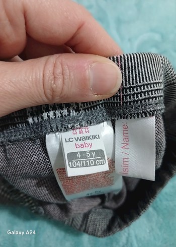 Kız Çocuk Gri Street Wear Tayt - Görsel 3