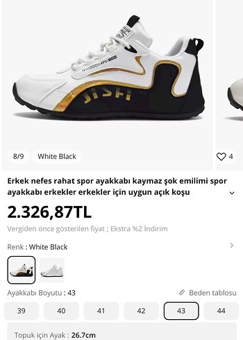 Nefes alabilen sünger erkek ayakkabı - Görsel 5