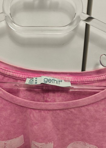 m Beden Püsküllü Pembe Batik Bohem Bluz