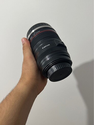 Canon lens görünümlü termos - Görsel 4