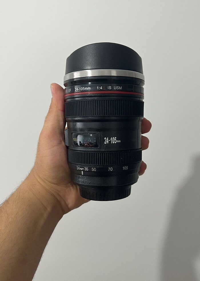 Canon lens görünümlü termos - Görsel 2