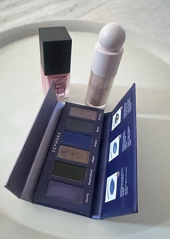 Sephora Mavi Göz Farı Paleti ve Makyaj Seti
