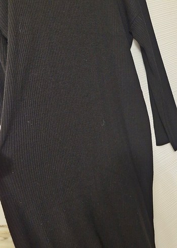 Siyah Uzun Kollu triko Elbise - Görsel 5