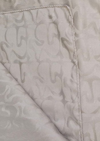 Kadın ekru Desen Şal - Görsel 3