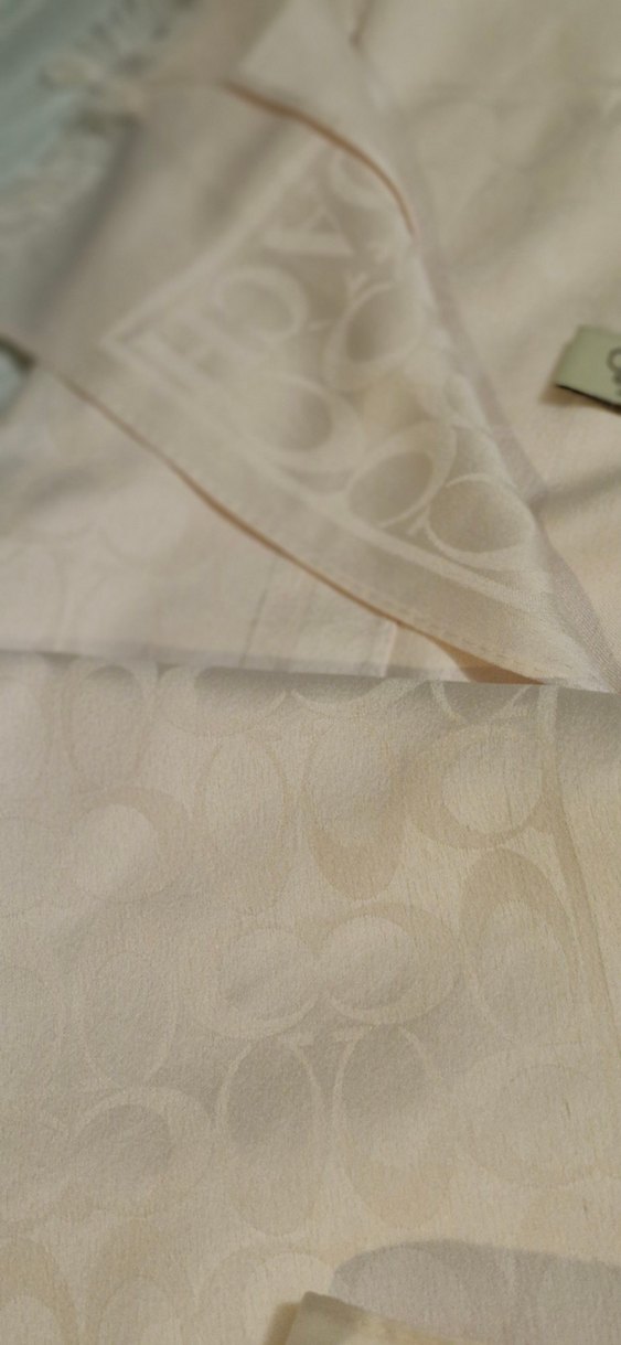 coach şal pudra pembe - Görsel 2