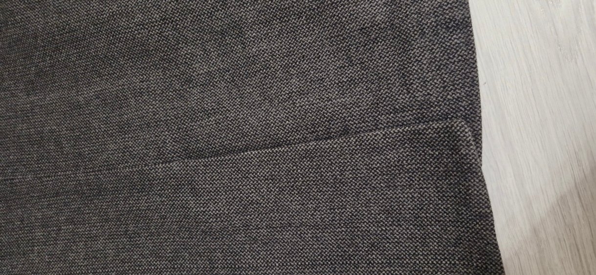 Gri Düğmeli Yün Erkek Kaban - Görsel 4