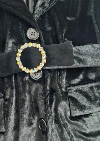 Siyah Kadife takım - Görsel 8