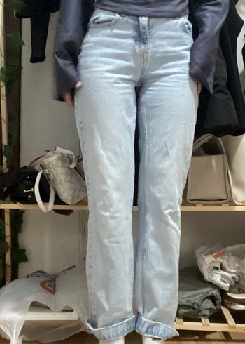 Zara Acik Mavi Rahat Kesim Zara Jean