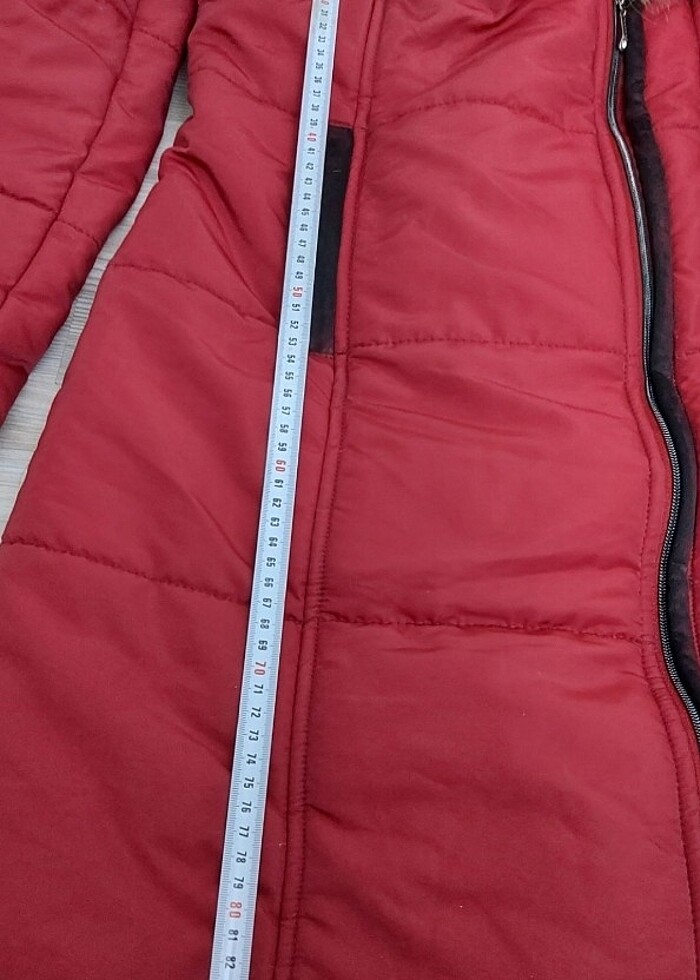 Kapşonlu mont - Görsel 5