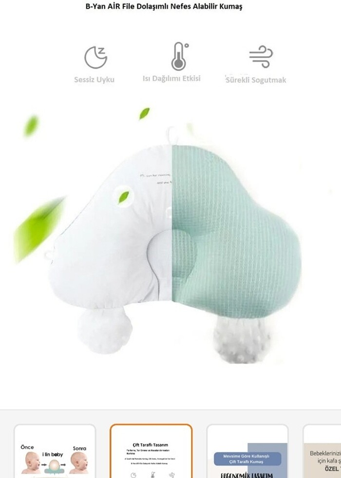 Düz kafa yastigi - Görsel 2