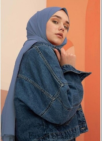 Mavi freshscarfs Lidya şal 