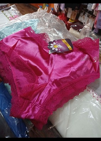 Bohem Tarzda Kırmızı Dantel slip - Görsel 7