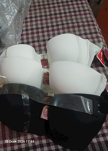 Beyaz ve Siyah Konforlu Sütyen - Görsel 2