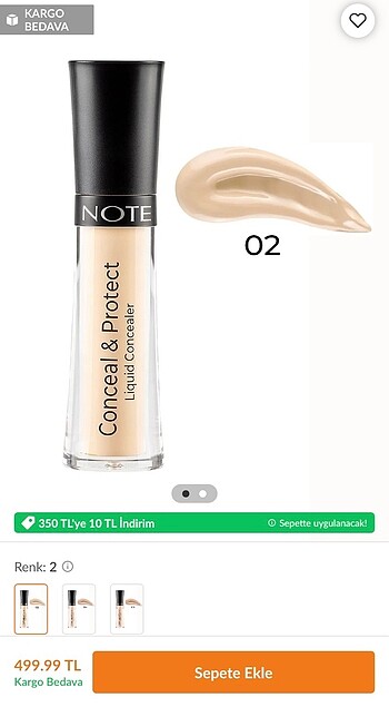 Note concealer