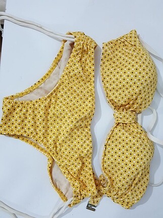 Sarı bikini takım 