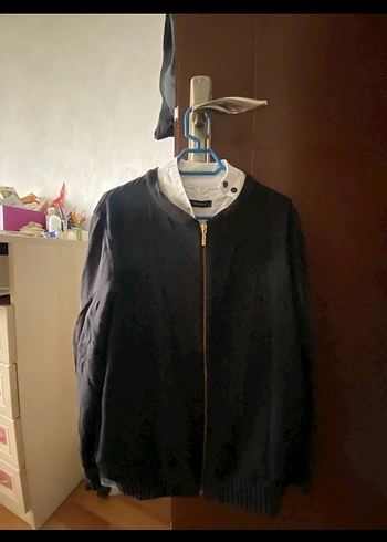 Mavi Jeans Fermuarlı Siyah Erkek Sweatshirt