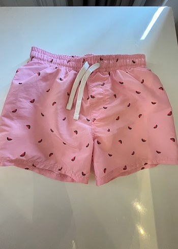 3 Yaş Beden pembe Renk H&M erkek çocuk deniz şortu