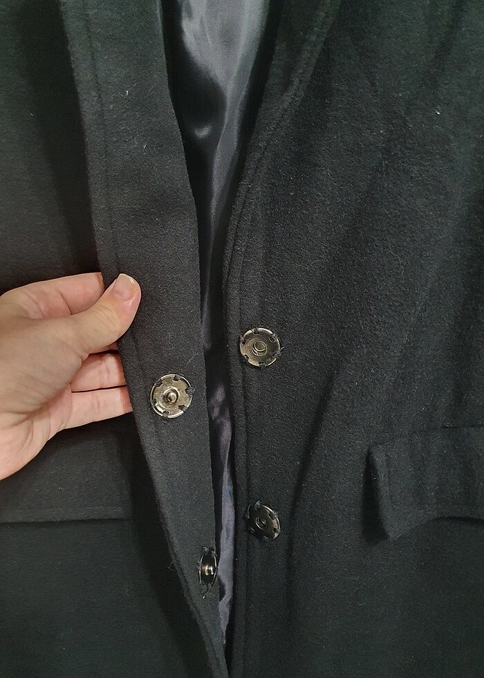 Kadın kaşe kaban - Görsel 3