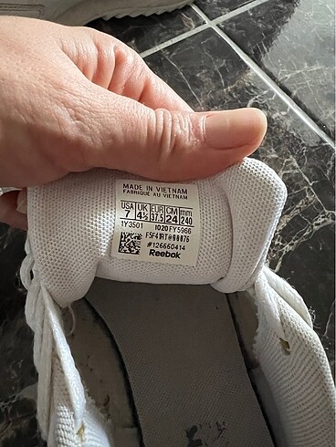 37,5 Beden beyaz Renk Reebok