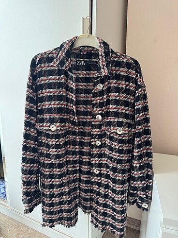 Zara gömlek ceket - Görsel 2