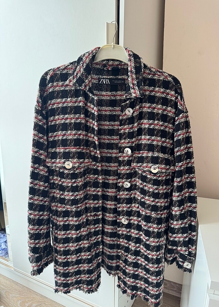 Zara gömlek ceket - Görsel 2