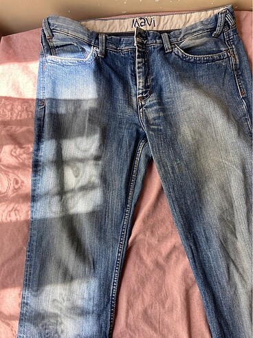 düşük bel Vintage Mavi Jean