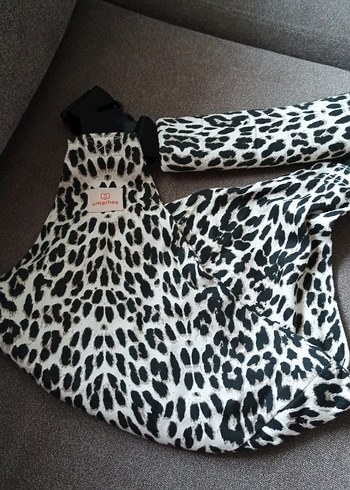Leopar Desenli Bebek Taşıma Slingi - Görsel 4
