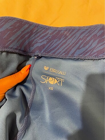 xs Beden lacivert Renk Ebru Şallı Tayt Spor