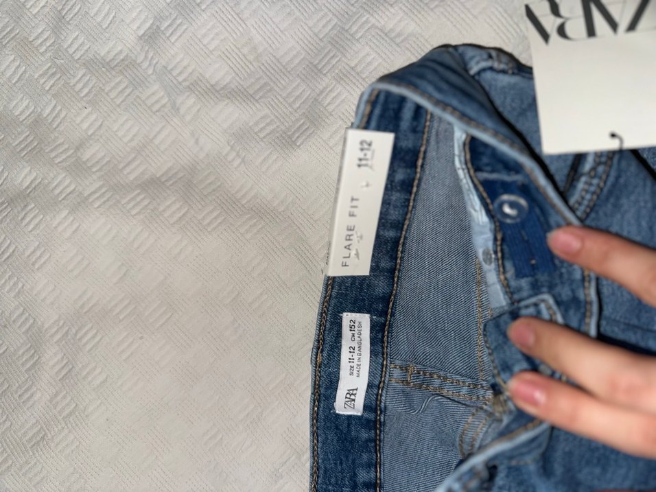 Zara kız çocuk jean - Görsel 4