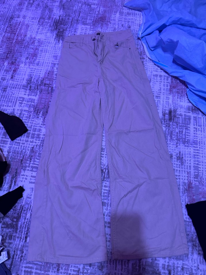 Kadın bej jean - Görsel 3