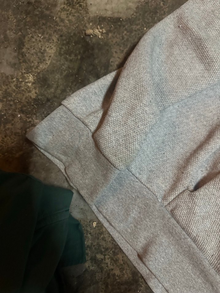 Gri Kapüşonlu Fermuarlı Erkek Sweatshirt - Görsel 3